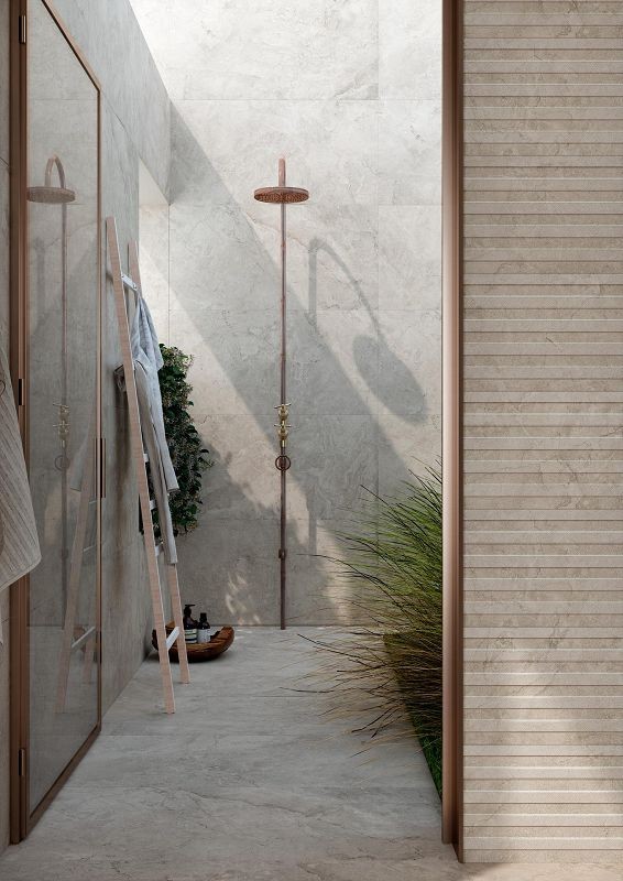 Marazzi Alba Greige Strutturato Walltone 3D 30x90 M95X płytki ścienne 136785