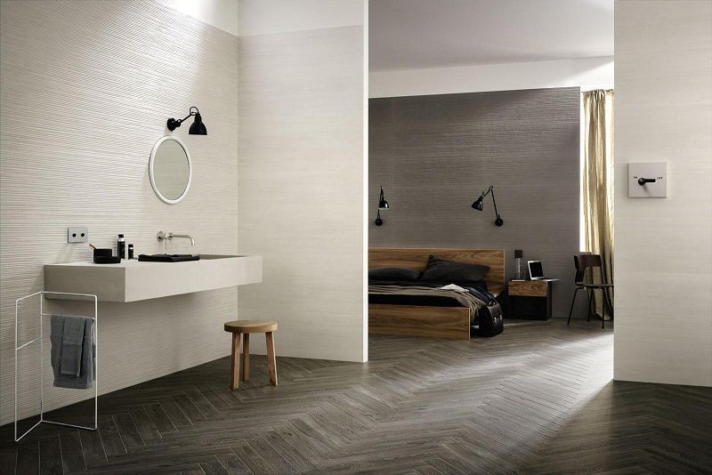 Marazzi Materika Struttura Spatula Fango 40x120 MMN8 płytka ścienna 139417