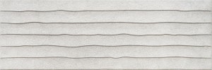 Płytki 3D szare fały Saloni Sunset Blanco Blind Ceniza CTF713 40x120
