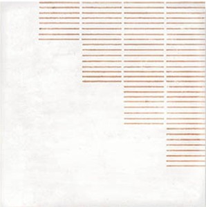 WOW Chateau Lines White Gloss 18,5x18,5 płytka gresowa