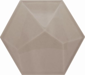 Płytki Heksagonalne 3D Decus Piramidal Nude Matt 17x15