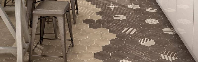 Equipe Hexatile Cement Mink 17,5x20 płytka gresowa 127756