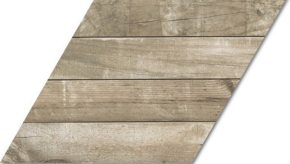 płytki francuska jodełka beż sęki Realonda Diamond Pallet Camel Chevron L 70x40 (lewy) 39545