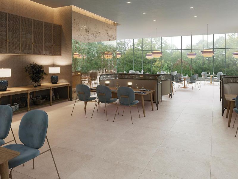 Porcelanosa Vela Natural Antislip 100x100 płytki betonowe gresowe 149640