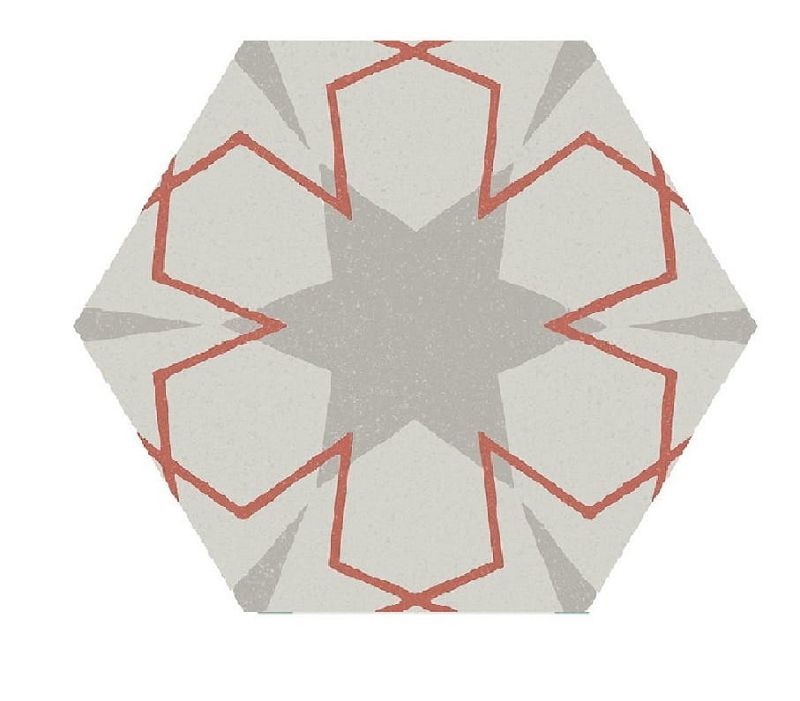 Marca Corona Paprica Mix Color Esagona 25x21,6 F927 płytki heksagonalne 143867