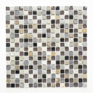 Mozaika mix fioletowa beżowa naturalny kamień Metropol MM 0146 30,0 x 30,0