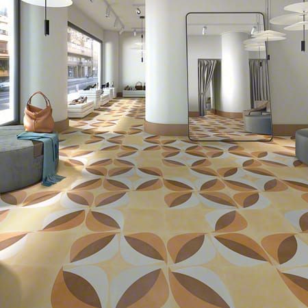 Vives Pop Tile Sixties-R Ocre 29,3x29,3 płytki podłogowe 154714