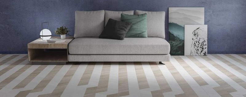 Płytki podłogowe biały romb Wow Flow Diamond White 14x24 101358