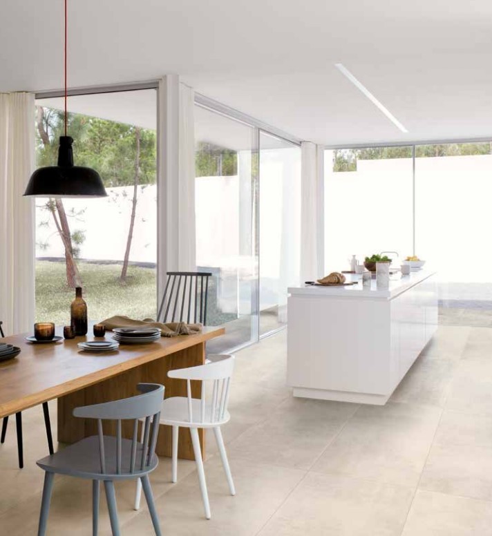 Płytki imitujące kamień jasny beż Marazzi Memento Old White M02Z 75x75 18192