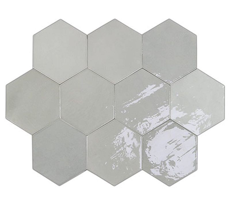 WOW Zellige Hexa Grey 10,8x12,4 płytka heksagonalna 156359