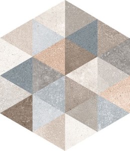 Vives Hexágono Fingal 23x26,6 płytki heksagonalne patchwork