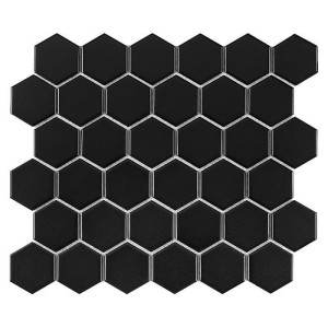 Dunin Hexagon Black Matt 51 28,2x27,1 mozaika matowa
