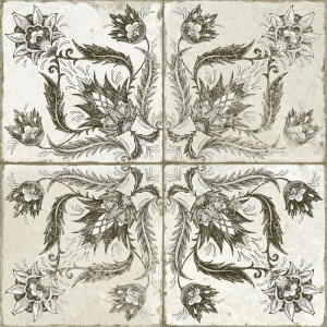 Peronda FS Ivy Black 45x45 płytka podłogowa patchwork