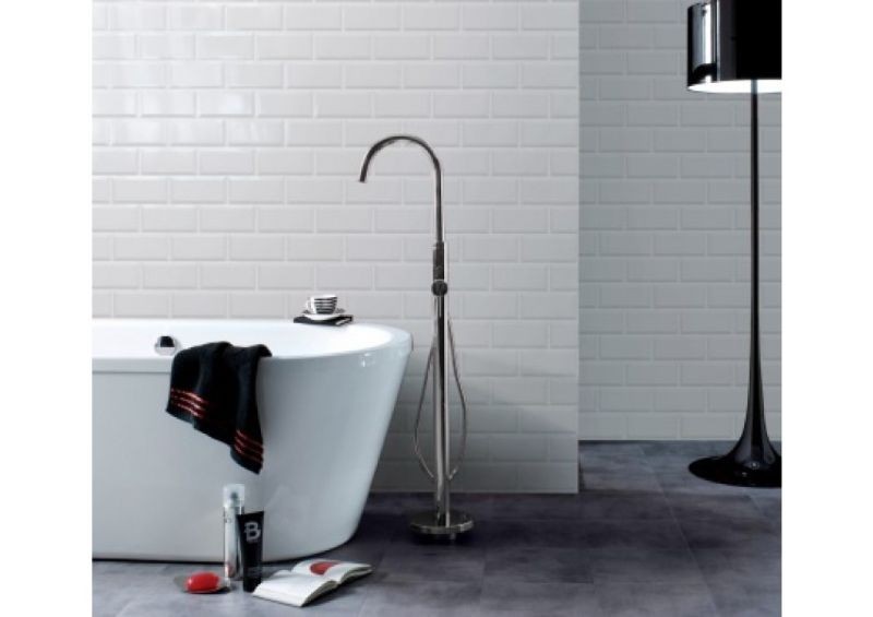 Ribesalbes Ceramica Blanco Mate Liso 10x20 płytka ścienna 150277