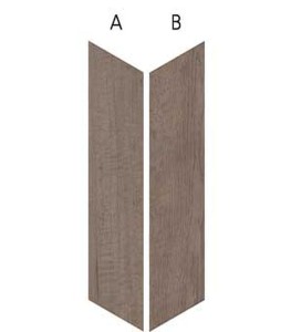 WOW Chevron B Wood Dark 9,8x52,2 płytka drewnopodobna
