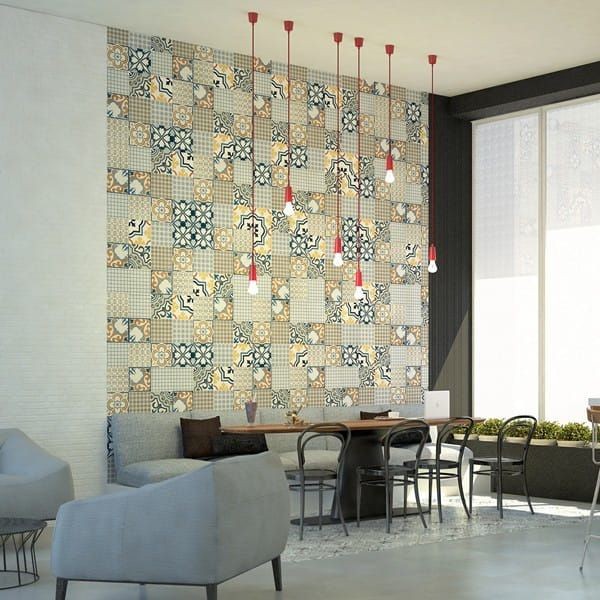 El Molino Logos Jet Azul 60x60 płytki podłogowe patchwork 156409