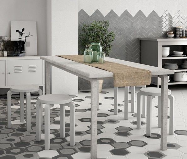 Equipe Hexatile Blanco Mate 17,5x20 płytka podłogowa 158390
