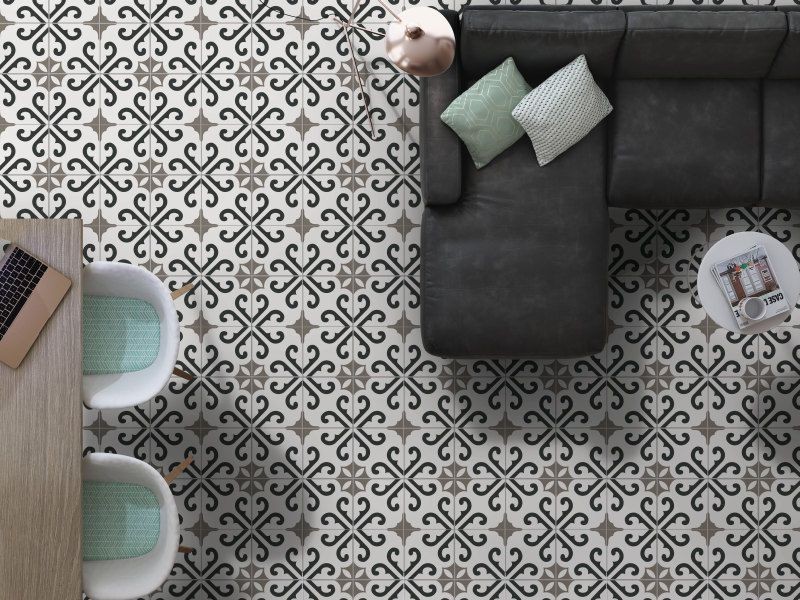 Halcon Grupo Derby Grey 45x45 płytka patchwork gresowa 133158