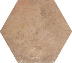 ZYX Amazonia Cotto 32x36,8 płytka metalizowana heksagon