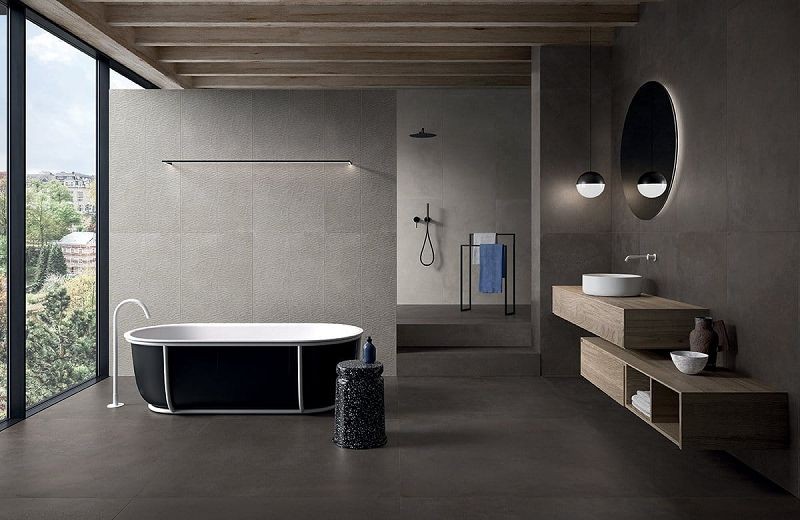 Marca Corona Phase Dark 60x60 F092 płytki gresowe betonowe 143918