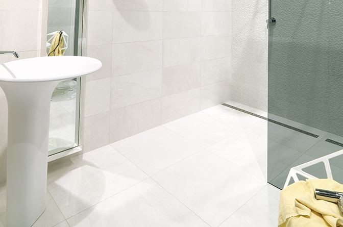 Płytki imitujące kamień bez szary Piemme Geostone Bianco 60x60 32088