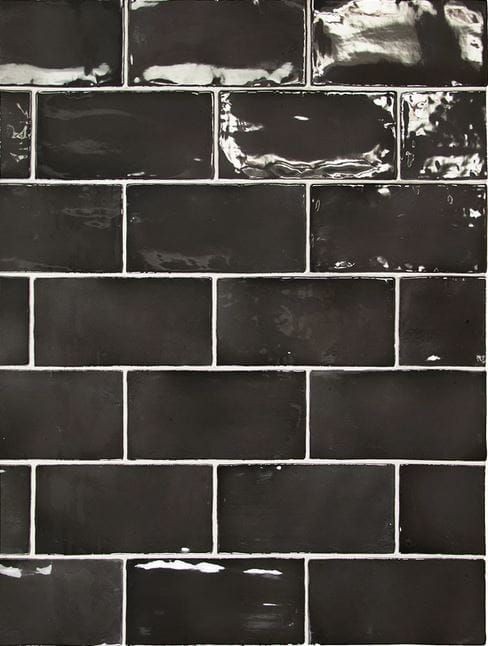 Equipe Manacor Black 7,5x15 płytka ścienna 128045