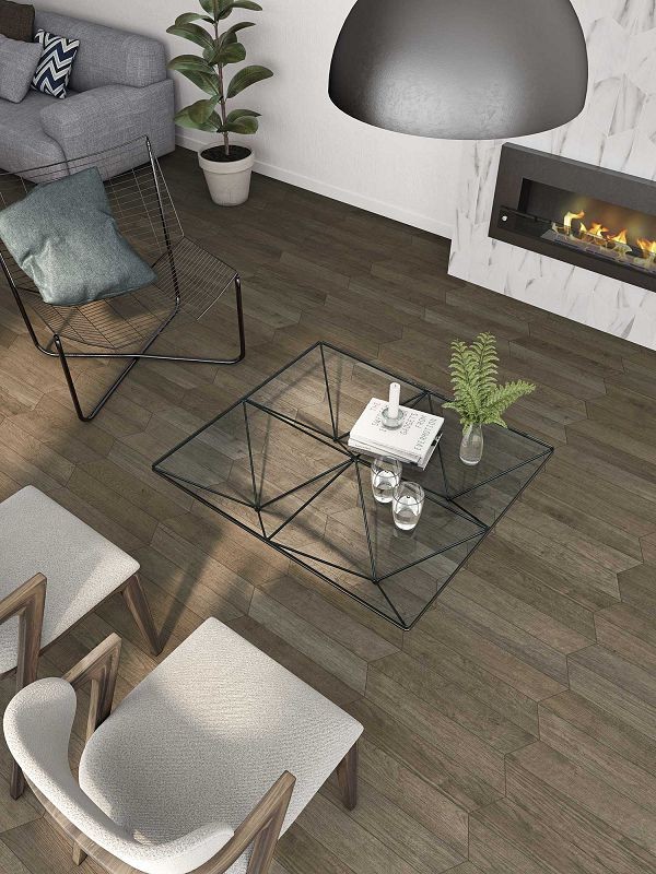 WOW Chevron A Wood Dark 9,8x52,2 płytka drewnopodobna 155653