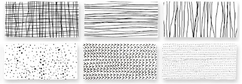 WOW Crafted Handmade Decor B&W 7,5x15 płytka ścienna 159282