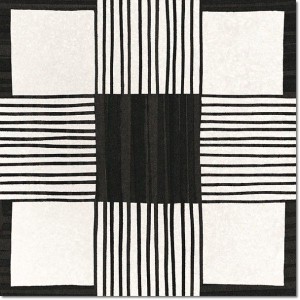 Equipe Caprice Deco Cloth B&W 20x20 płytka gresowa
