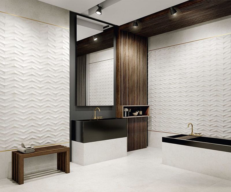 Aparici Gravite Ivory Forbo 44,63x119,30 płytka ścienna 109312
