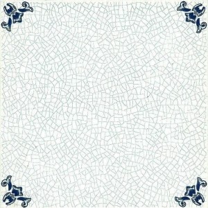 Płytki ścienne biało-niebieskie Mainzu Zócalo Cuarteo Azul 20x20