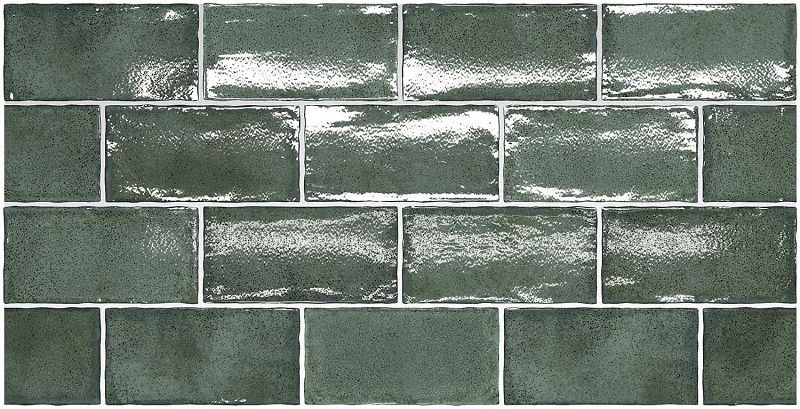 Equipe Altea Pine Green 7,5x15 płytki ścienne cegiełki 126677