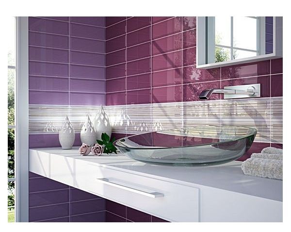 Ape Loft Purple 10x30 płytka ścienna 158765