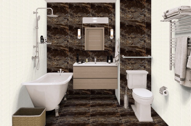 Marmur brąz Marazzi Grande Look Marble Frappucino lux 60x120 16328