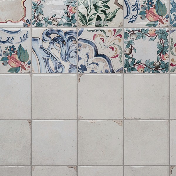 Glazura imitująca postarzaną płytke do łazienki w stulu prowans Decus Antic Decor 15x15 dm 18113