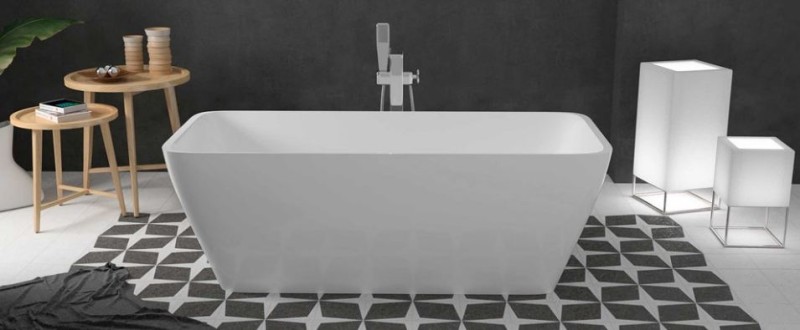 Płytki podłogowe szare lastryko beton Wow 108805 Drops Natural Rhombus Decor Grey 18,5x18,5 101321