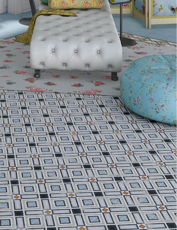 Vives Vodevil Octogono Ritter Multicolor 20x20 płytki patchworkowe gresowe gresowa 155448