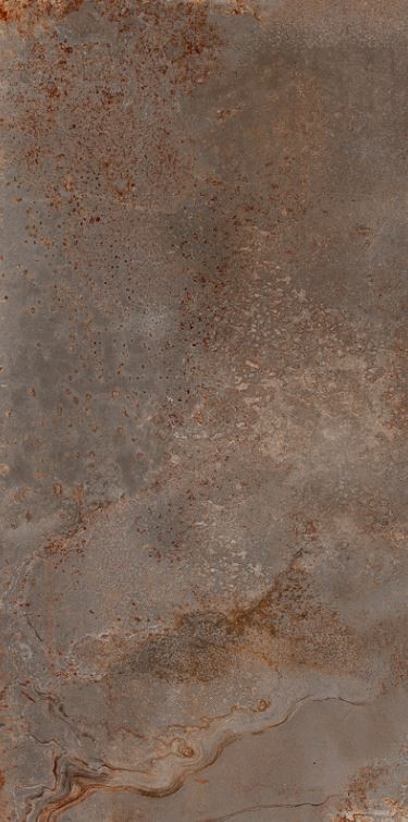 Płytki brąz przetarte ze rdzą metalizowane industrialne Sant Agostino Oxidart Iron 60x120 79356