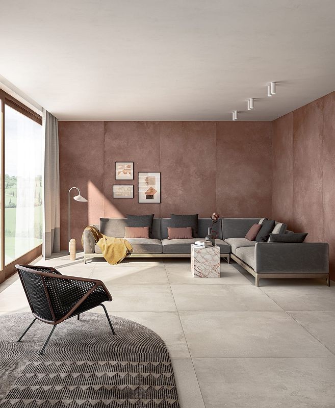 Fondovalle Pigmento Mattone Natural Rettificato 120x120 płytki kamienne gresowe 105462