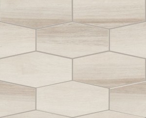 Mozaika beż drewno romby Treverkchic Teak Asia Mosaico MH5T 30 x 25