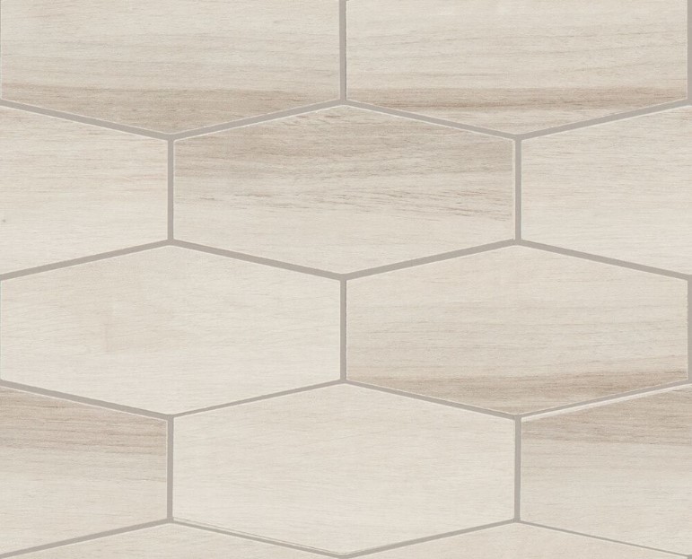 Mozaika beż drewno romby Treverkchic Teak Asia Mosaico MH5T 30 x 25 72120