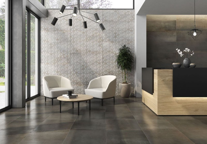 Gres beton grafit Saloni Industrial Grafit 60x60 30960
