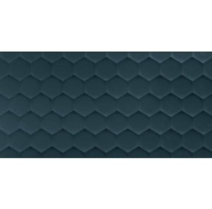Marca Corona 4D Hexagon Deep Blue 40x80 D733 płytki ścienne