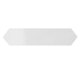 WOW Gradient Crayon White Gloss 4,3x24,5 płytka ścienna