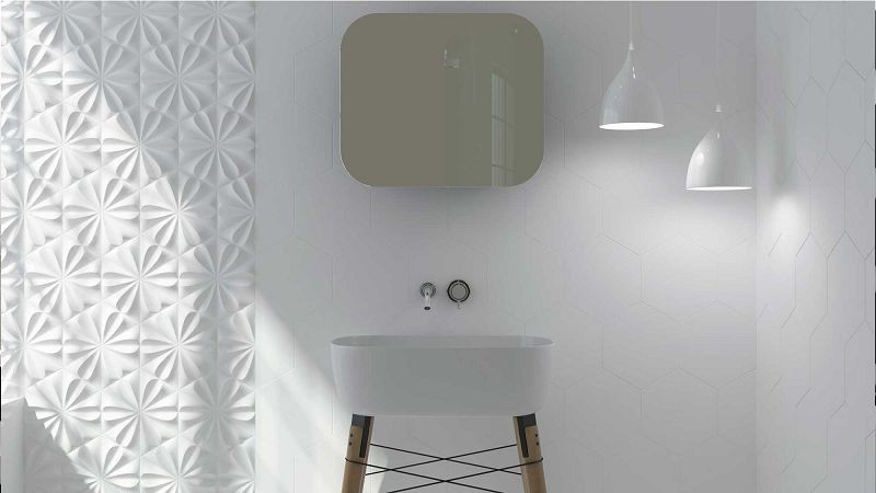 WOW Hexa Liso Ice White Matt 21,5x25 płytka ścienna 158600