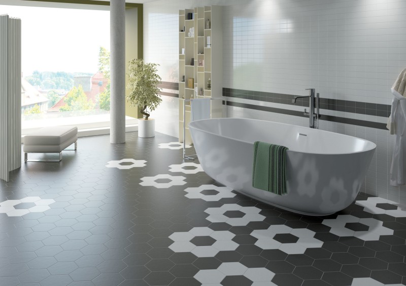Płytki heksagonalne białe matowe Equipe hexatile Blanco Mate 17.5X20 crp,ir 12548