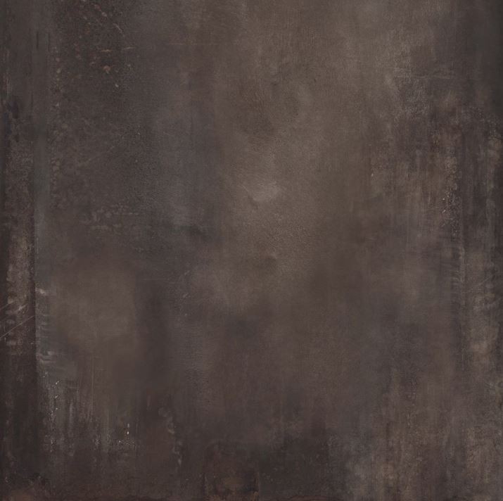 Płytki podłogowe cienkie duże włoskie rdzawe brąz ABK Interno 9 Dark Rett 120x120 11778