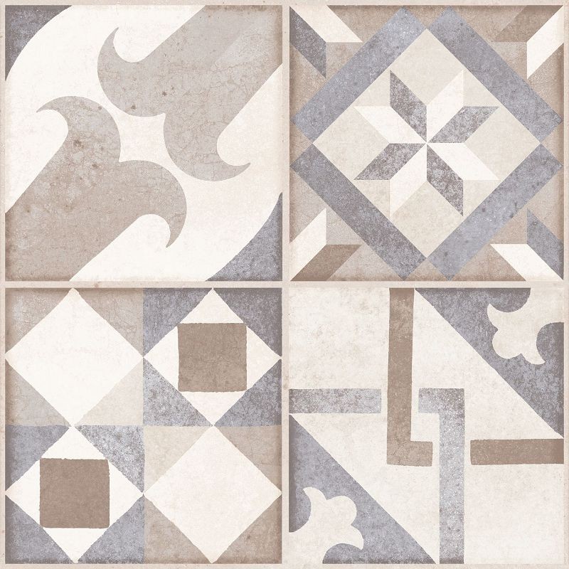 Keros Hydraulic Beige 41x41 płytka gresowa patchwork 135761