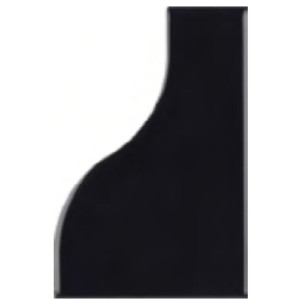 Equipe Curve Black 8,3x12 płytki ścienne dekoracyjne
