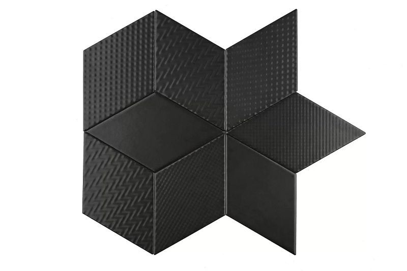 Dunin Rombic Black 01 Matt 11,5x20 mozaiki dekoracyjne 103509